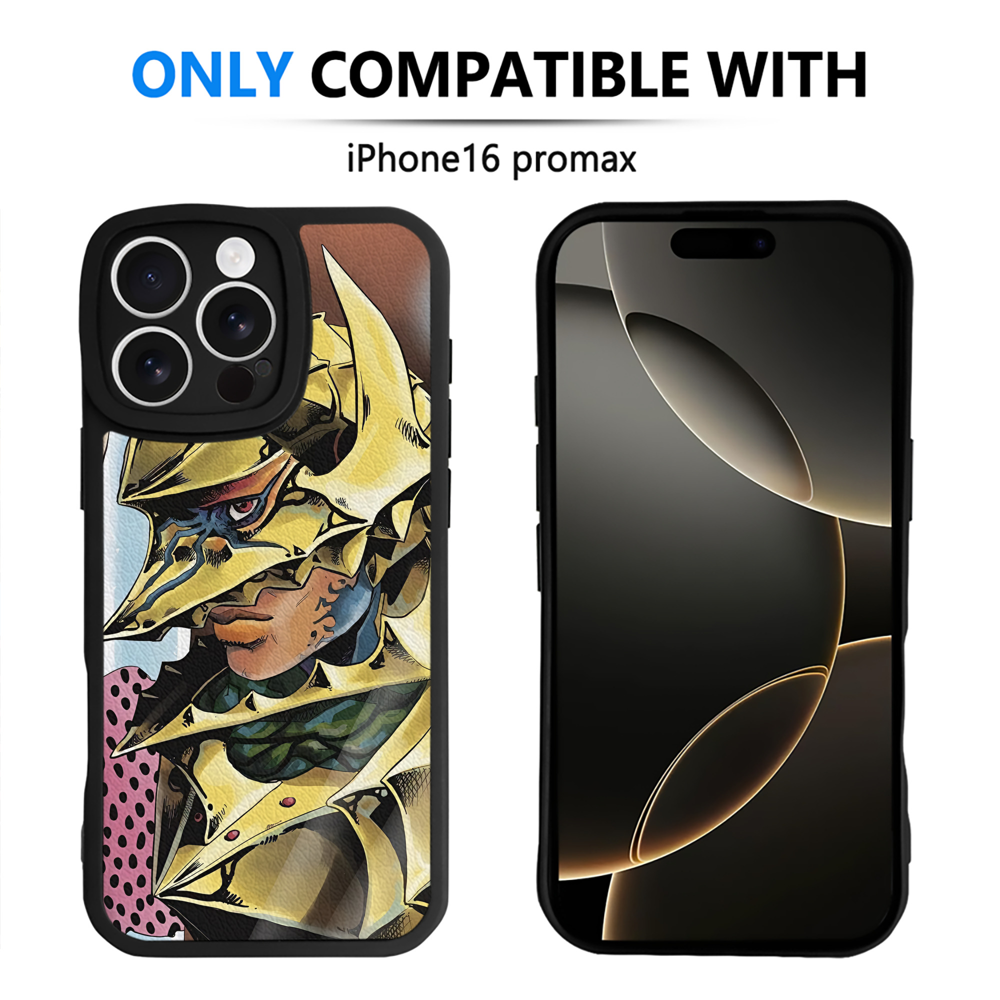 （画像用） 北斗の拳 Fist of the North Star 【iPhone 16シリーズ対応】シリコンスマホケース（レザー調） 材質：シリコン